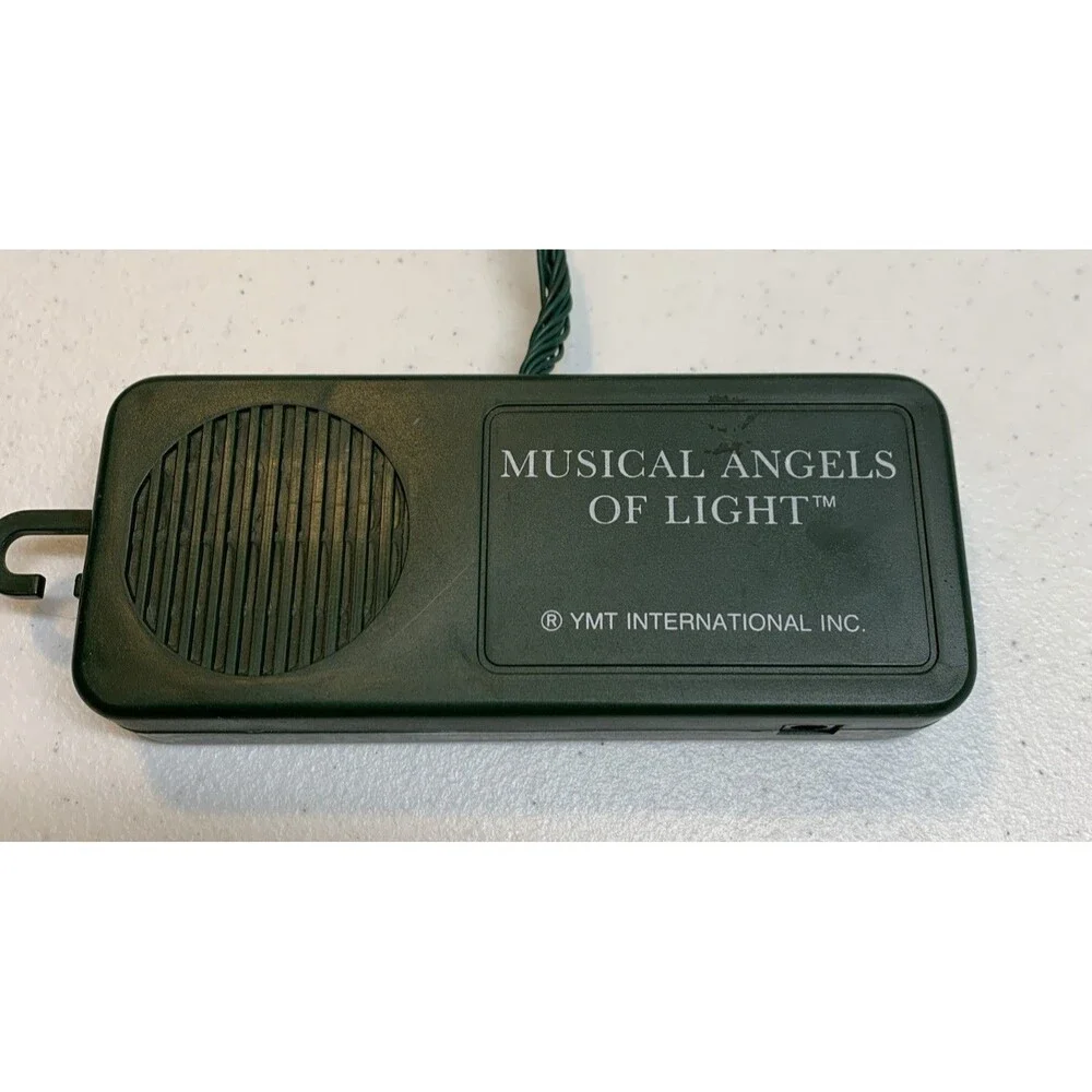 Vintage Musical Angels with Lights Silver & Gold Adjustable Volume